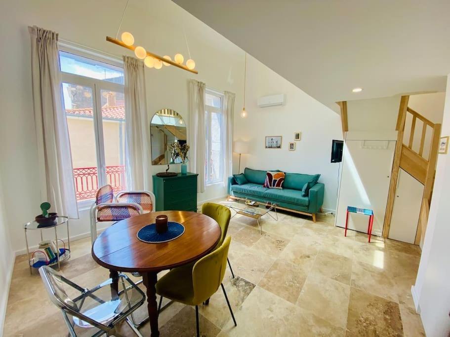 "Le Refuge" Duplex Quartier Haut, Climatise Sète Exteriör bild